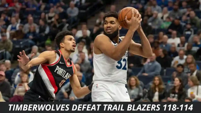 Timberwolves defeat Trail Blazers 118-114 as Anthony Edwards scores 41 points in season opener; Jerami Grant shines with 29 off Portland's bench October 2025.